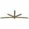 Ekena Millwork Alberta Rough Sawn Timber Gable Bracket, Douglas Fir, 96"W x 36"H x 2"D x 4"F, 9/12 Pitch GBW096X36X0204ALB00RDF - alternate 3